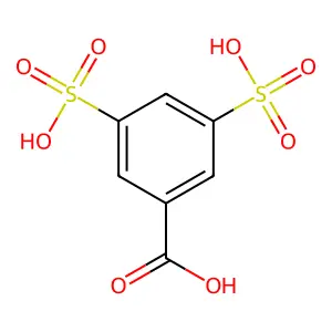 Compound C7H6O8S2 structure