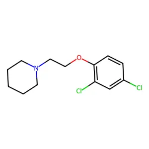1-(2-(2,4-dichlorophenoxy)ethyl)piperidine structure