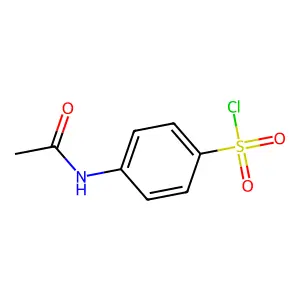 N-Acetylsulfanilyl chloride structure