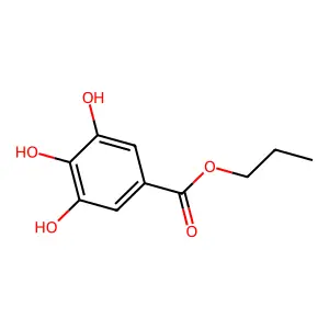 propyl gallate structure