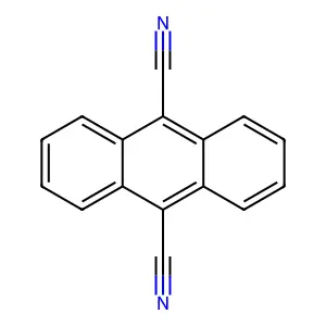9,10-Dicyanoanthracene structure