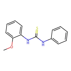 1-(2-methoxyphenyl)-3-phenylthiourea structure