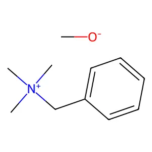Benzyltrimethylammonium methoxide structure