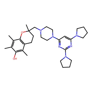 Compound C30H44N6O2 structure