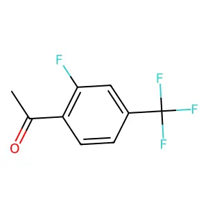 1-[2-fluoro-4-(trifluoromethyl)phenyl]ethanone structure