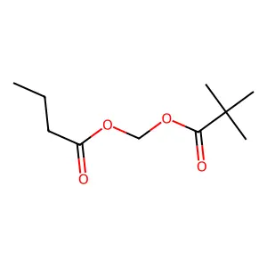 Pivalyloxymethyl butyrate structure