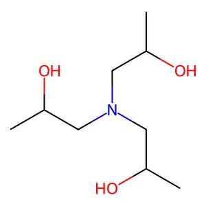 Triisopropanolamine structure