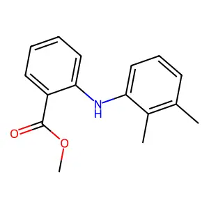 methyl 2-(2,3-dimethylanilino)benzoate structure