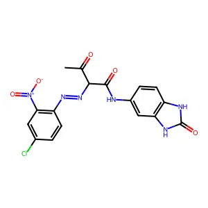 Compound C17H13ClN6O5 structure