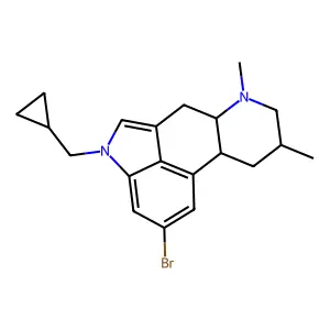 13-Bromo-1-cyclopropylmethylfestuclavine structure