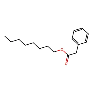 Octyl phenylacetate structure