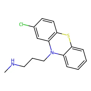 Norchlorpromazine structure