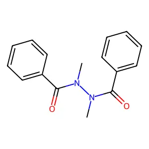 N'-benzoyl-N,N'-dimethylbenzohydrazide structure