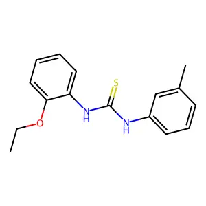 1-(2-ethoxyphenyl)-3-(3-methylphenyl)thiourea structure