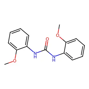 1,3-bis(2-methoxyphenyl)urea structure