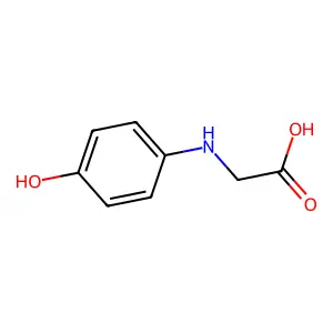 N-(4-Hydroxyphenyl)glycine structure