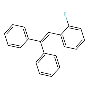 ETHYLENE, 1,1-DIPHENYL-2-(o-FLUOROPHENYL)- structure