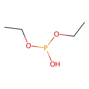 Ethyl phosphite, (C2H5O)2(OH)P structure
