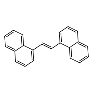 1-[(1E)-2-(NAPHTHALEN-1-YL)ETHENYL]NAPHTHALENE structure