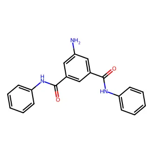 1,3-Benzenedicarboxamide, 5-amino-N,N'-diphenyl- structure