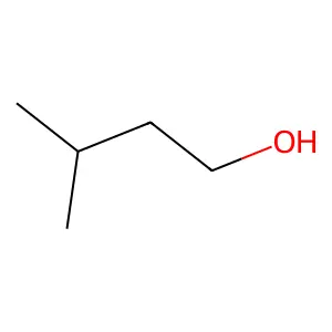Isoamyl alcohol structure