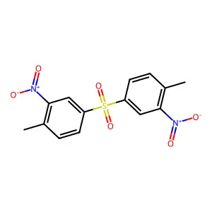 1,1'-sulfonylbis(4-methyl-3-nitrobenzene) structure