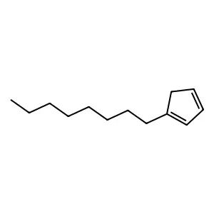 1,3-Cyclopentadiene, 1-octyl structure