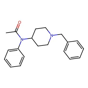 N-(1-benzylpiperidin-4-yl)-N-phenylacetamide structure