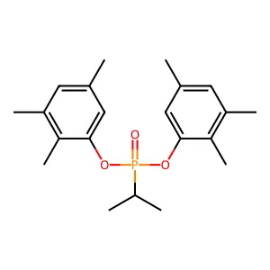 1,2,5-trimethyl-3-[propan-2-yl-(2,3,5-trimethylphenoxy)phosphoryl]oxybenzene structure