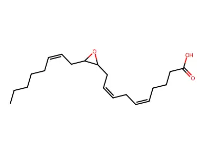 10-(3-(Oct-2-en-1-yl)oxiran-2-yl)deca-5,8-dienoic acid structure