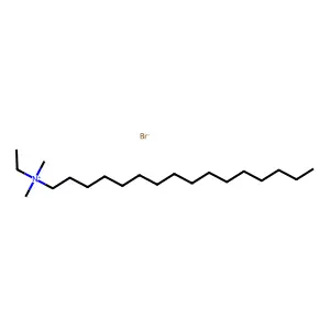 ethyl-hexadecyl-dimethylazanium bromide structure