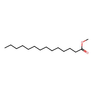 Methyl tetradecanoate structure
