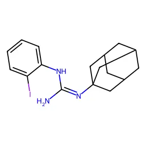 Compound C17H22IN3 structure