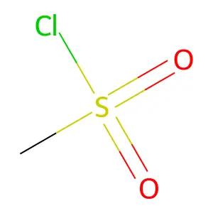 Methanesulfonyl chloride structure