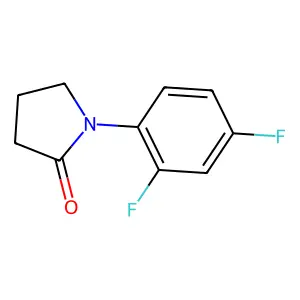 1-(2,4-difluorophenyl)pyrrolidin-2-one structure