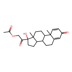 11-Deoxyprednisone acetate structure