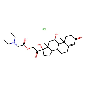 HYDROCORTAMATE HYDROCHLORIDE structure