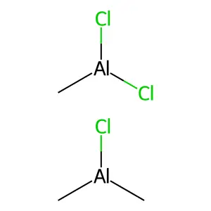 Trichlorotrimethyldialuminum structure