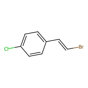 1-(2-bromoethenyl)-4-chlorobenzene structure
