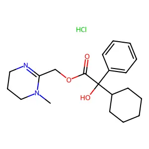Oxyphencyclimine hydrochloride structure