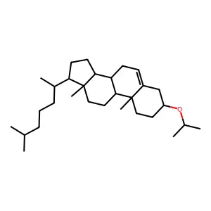 Cholesteryl isopropyl ether structure