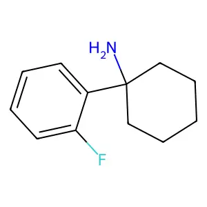 1-(2-fluorophenyl)cyclohexan-1-amine structure