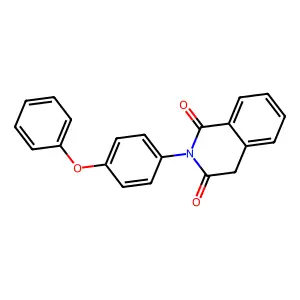 1,3(2H,4H)-Isoquinolinedione, 2-(4-phenoxyphenyl)- structure
