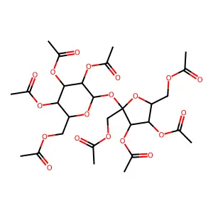 SUCROSE OCTAACETATE structure