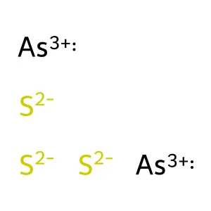 Arsenic sulfide structure
