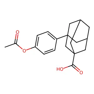 Compound C19H22O4 structure
