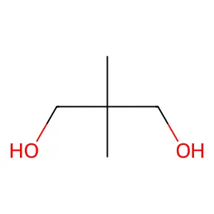 Neopentyl glycol structure