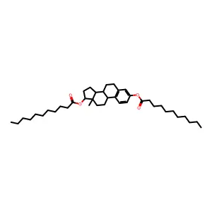 Estradiol diundecanoate structure