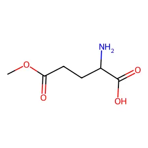 2-amino-5-methoxy-5-oxopentanoic acid structure