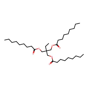 Trimethylolpropane trinonanoate structure